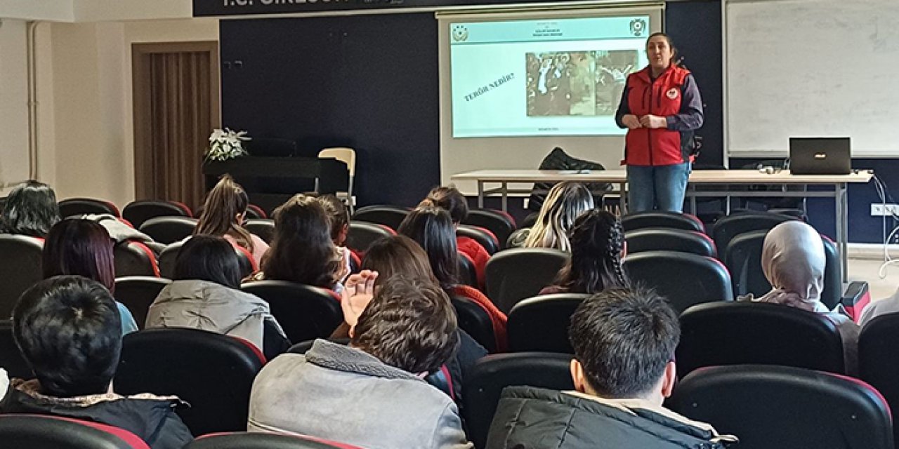 Giresun’da öğrenciler için bilinçlendirme ve farkındalık eğitimleri düzenlendi!