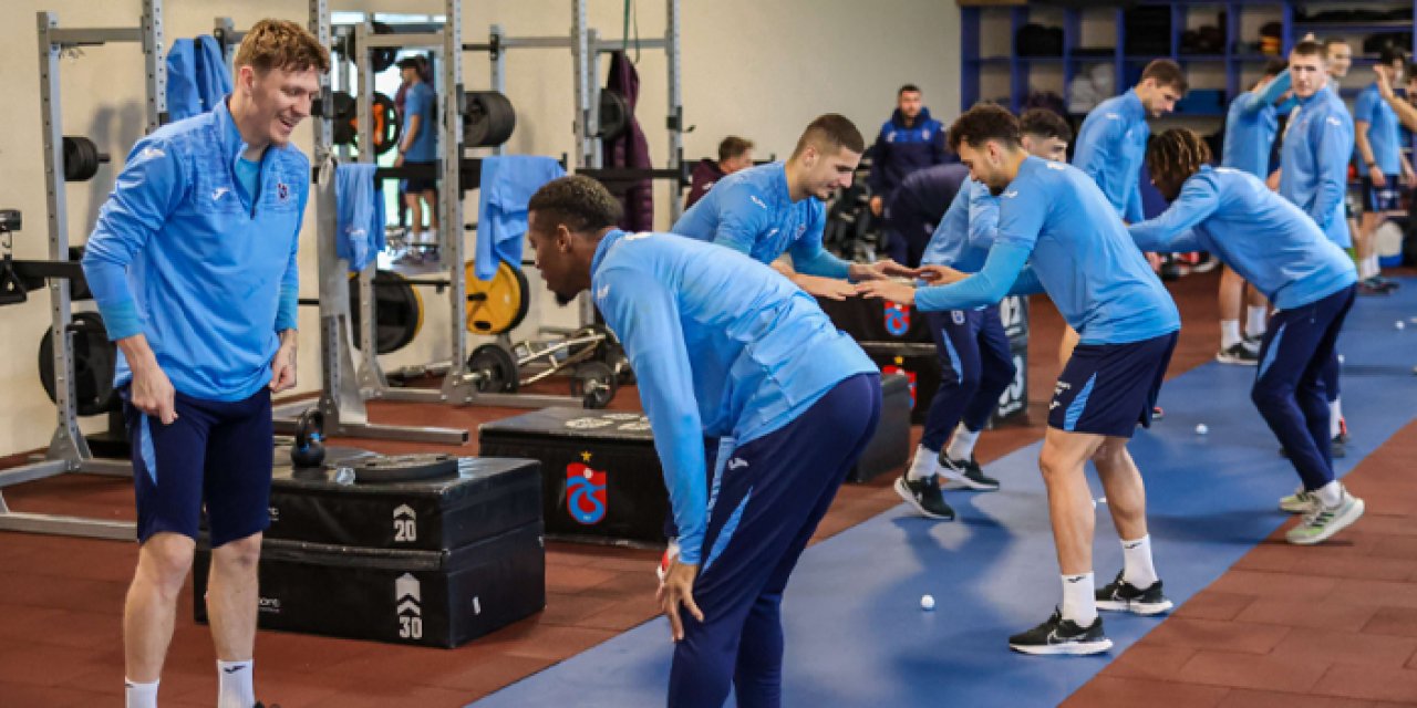 Trabzonspor'da Samsunspor hazırlıkları! Sabah antrenmanı tamamlandı