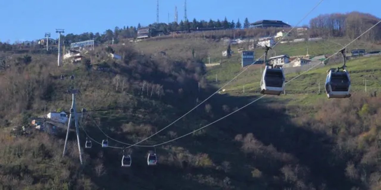 Ordu’da teleferik binlerce yolcuyu taşıdı!