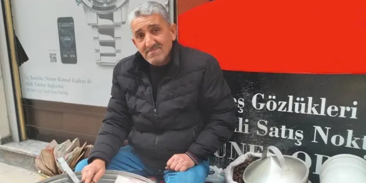 Ordu’da 43 yıldır aynı köşede kestane satıyor!