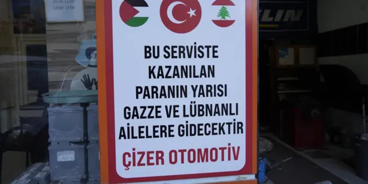 Gümüşhane’de bu işletmenin gelirinin yarısı Gazze ve Lübnan’a gidiyor!