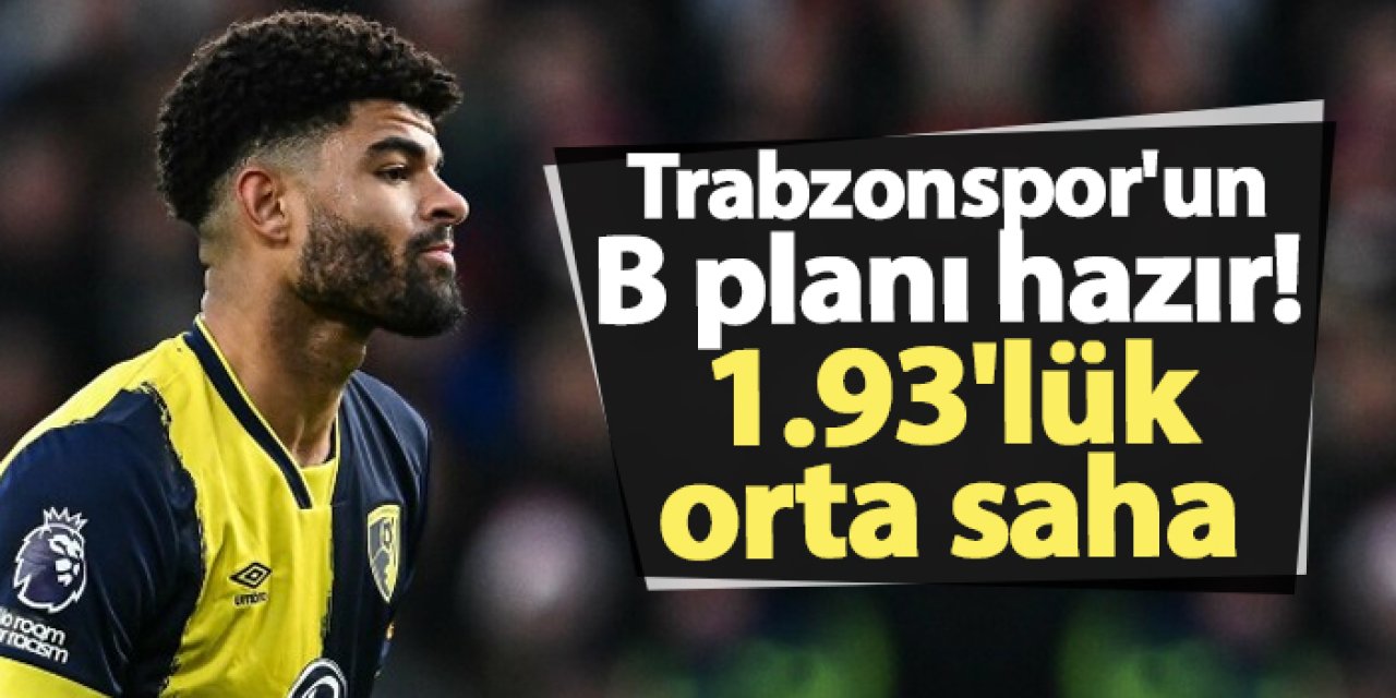 Trabzonspor'un B planı hazır! 1.93'lük orta saha...