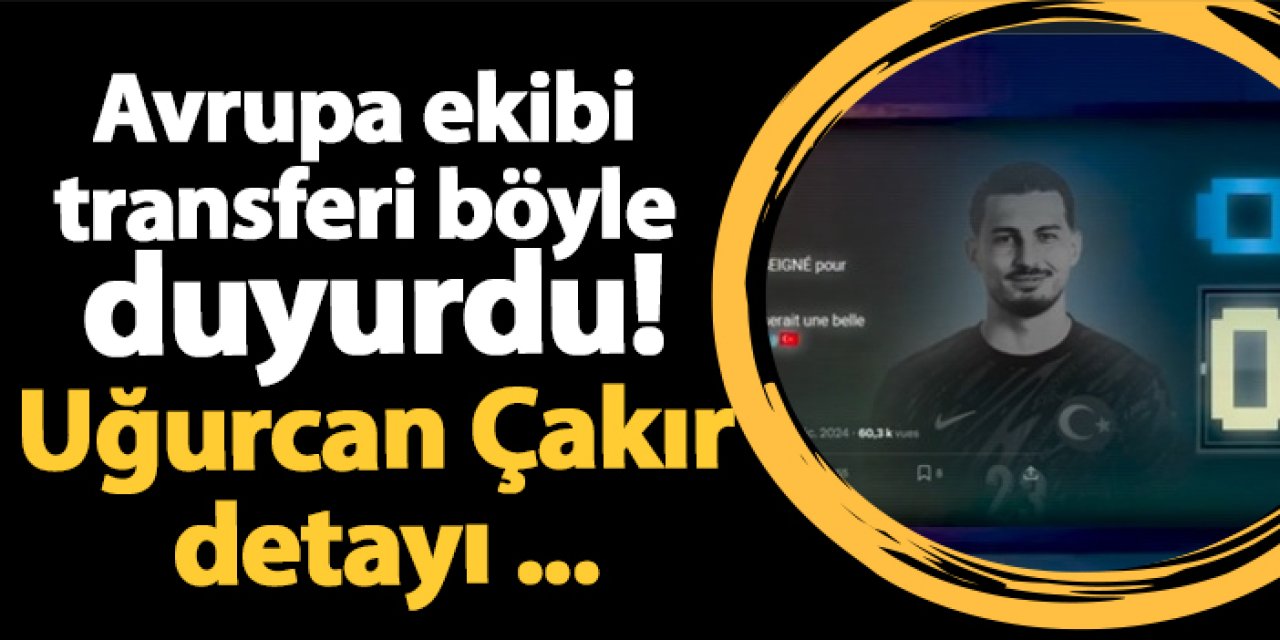 Avrupa ekibi transferi böyle duyurdu! Uğurcan Çakır detayı...