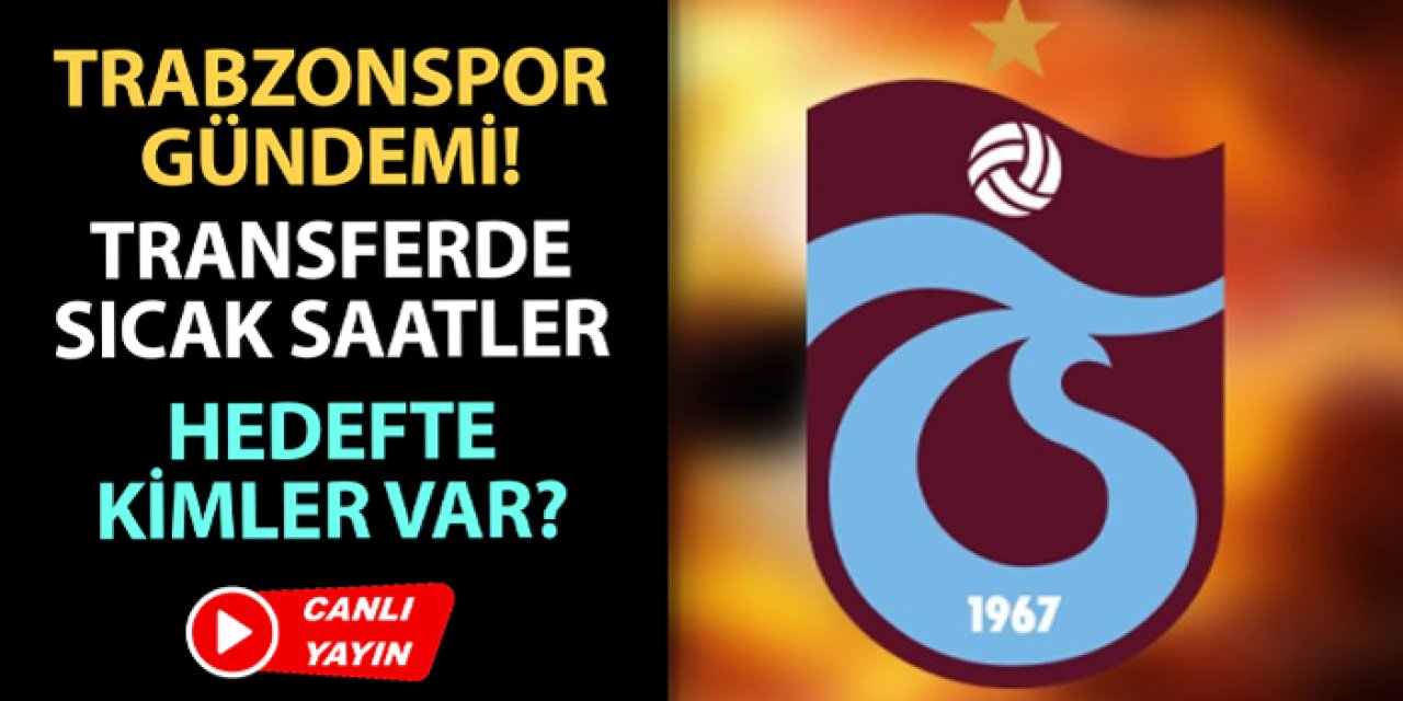 Trabzonspor gündemi! Transferde sıcak saatler, hedefteki futbolcular, Eren Elmalı süreci...