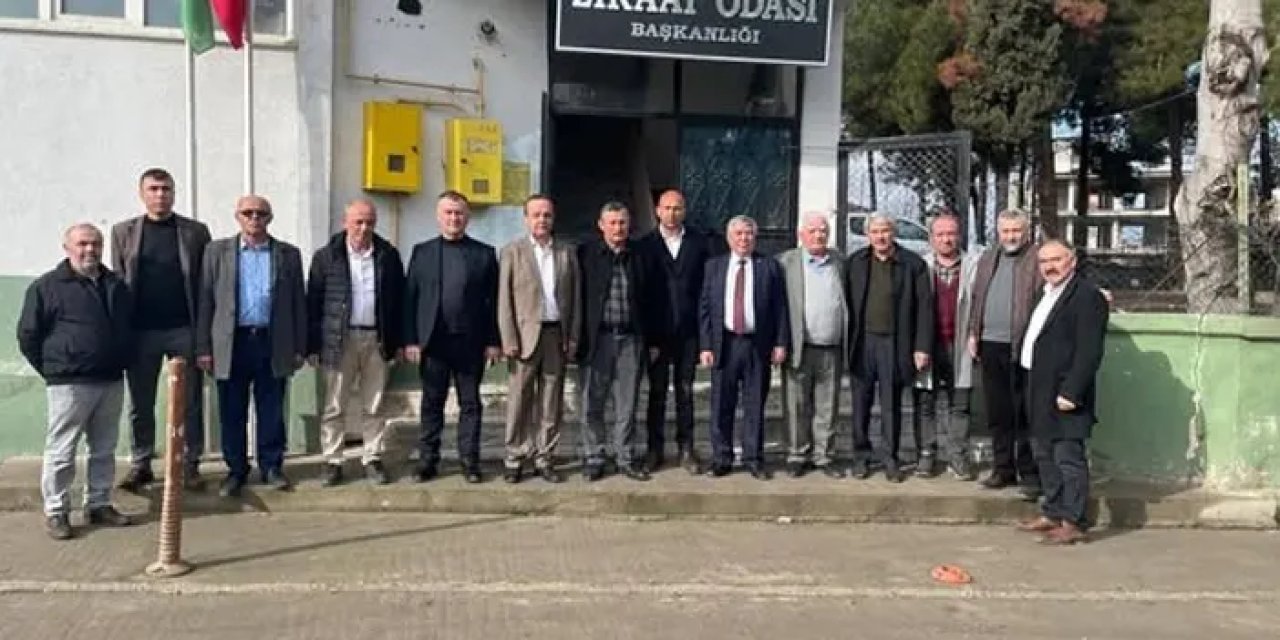 Samsun ziraat odası başkanları üreticinin problemlerini ele aldı