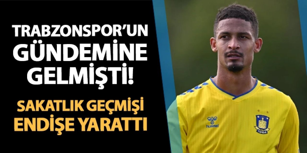 Trabzonspor'un gündemindeki Frederik Alves için sakatlık endişesi