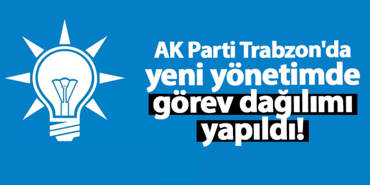 AK Parti Trabzon'da yeni yürütme, yönetim, disiplin ve demokrasi heyeti kurulları belli oldu!