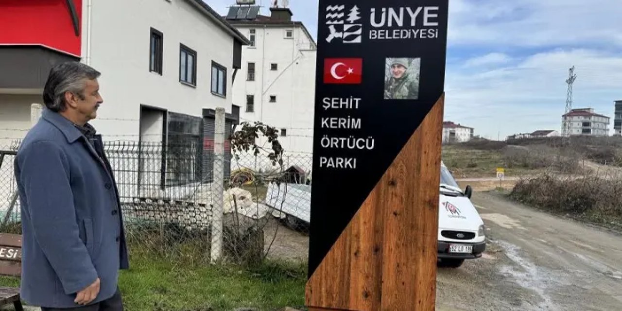 Ordu’da Şehit Örtücü’nün ismi yaşatılacak! “Onları unutmayacağız”