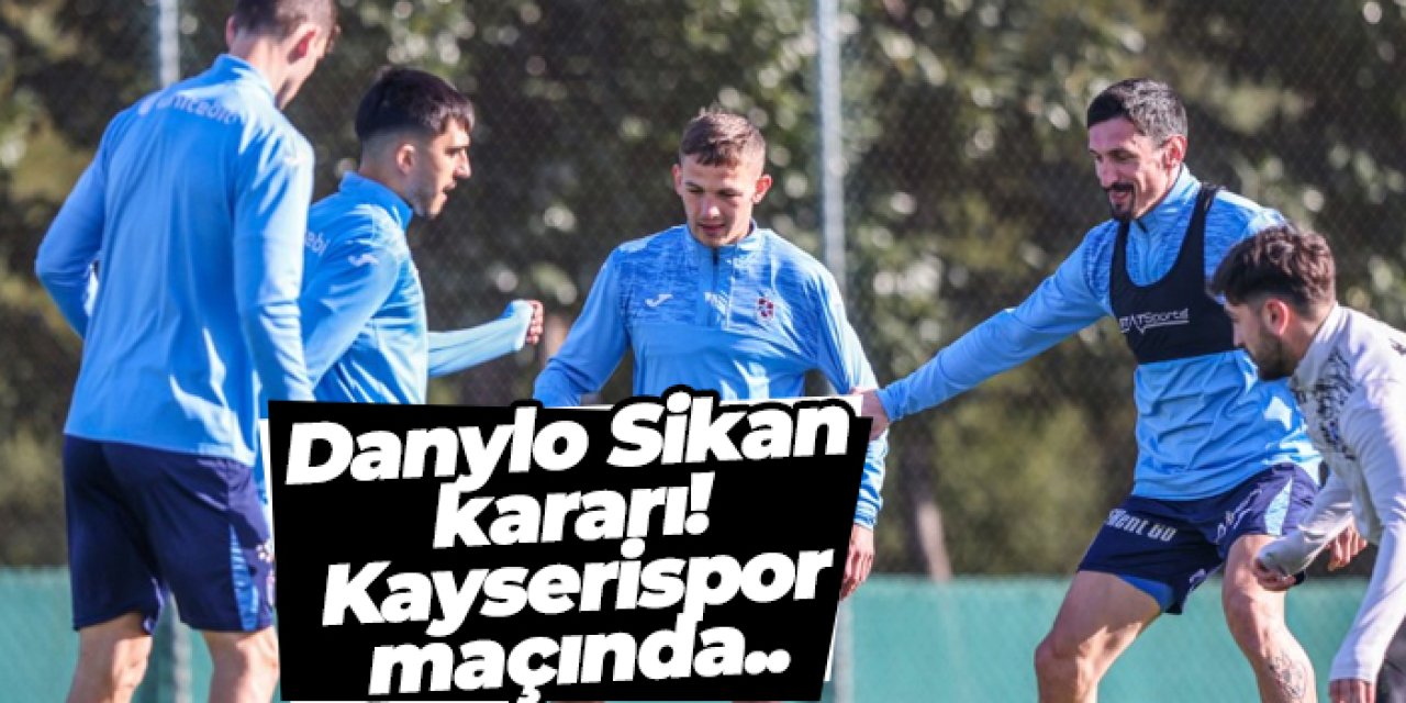 Trabzonspor yeni transferi kadroda! Şenol Güneş şans verecek