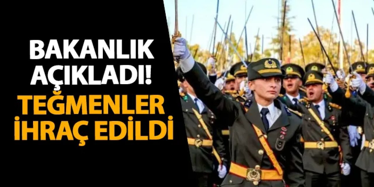 Bakanlık açıkladı! Teğmenler ihraç edildi