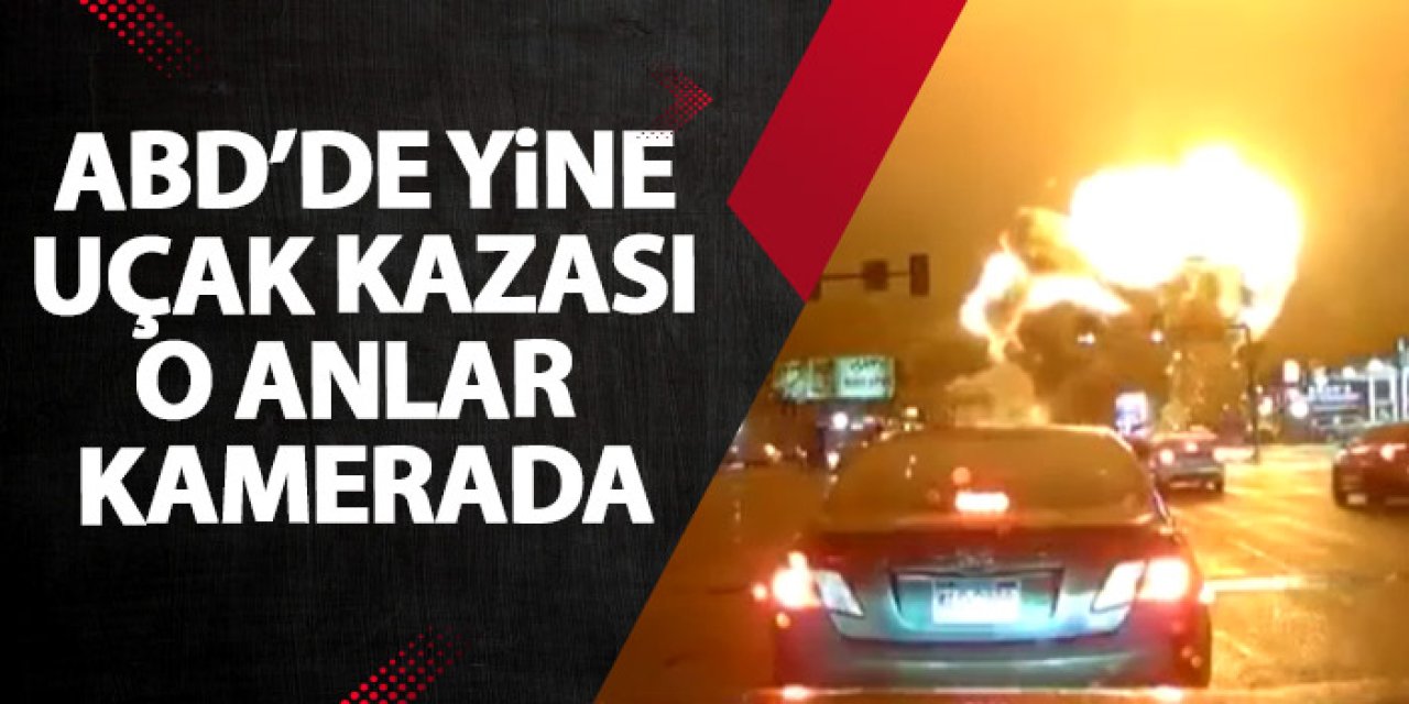 Amerika'da bir uçak kazası daha! Yerleşim yerine düştü