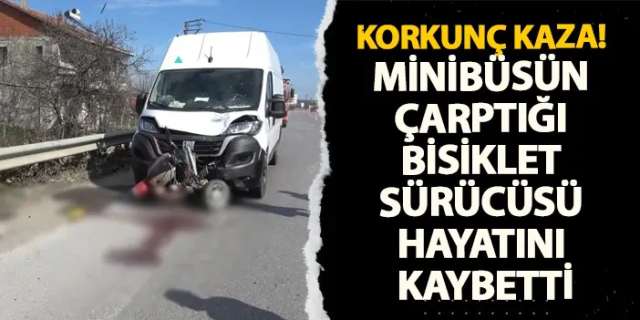 Samsun’da korkunç kaza! Minibüsün çarptığı elektrikli bisiklet sürücüsü hayatını kaybetti