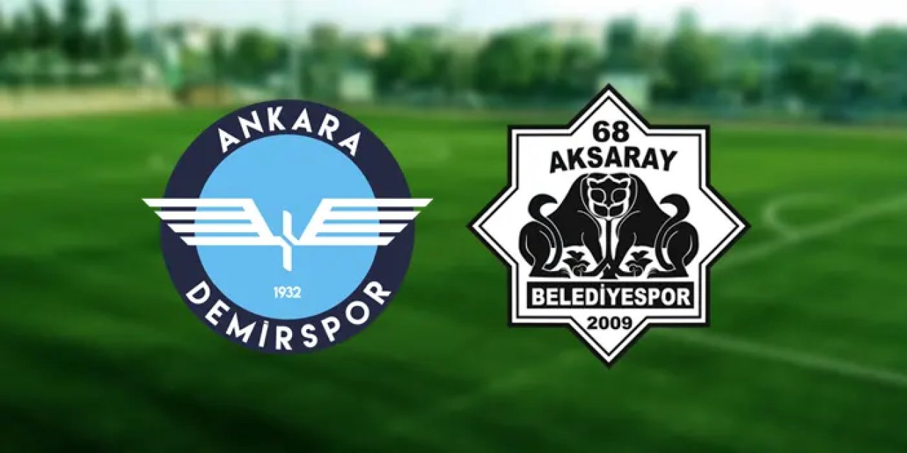 Ankara Demirspor - 68 Aksaray Belediyespor maçı izle! Saat kaçta, hangi kanalda? Maç kadrosu, ilk 11'ler