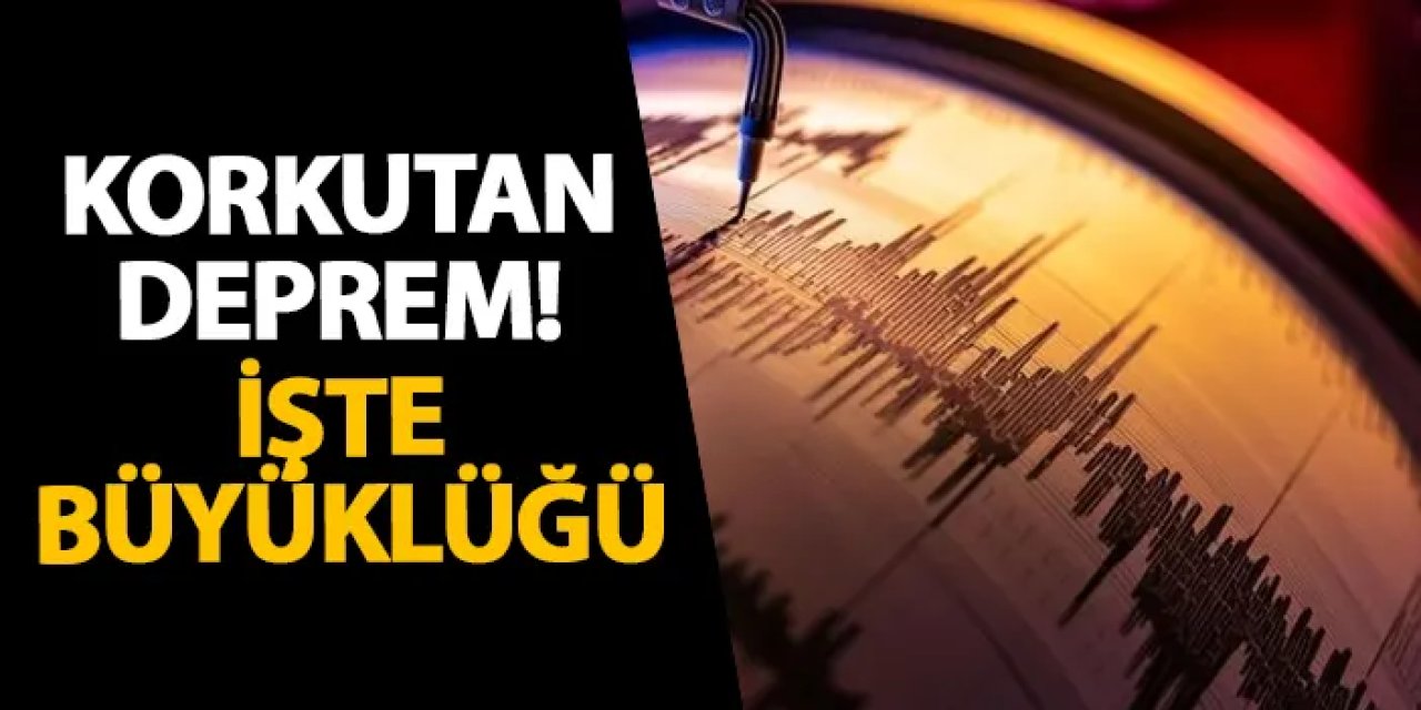 Denizli’de korkutan deprem! İşte büyüklüğü