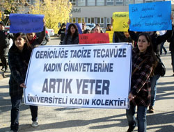 KTÜ'de "Kadına şiddete hayır"