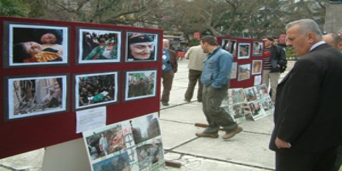 Trabzonda Irak katliamı sergisi