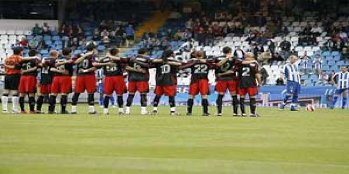 Futbol böyle protesto görmedi