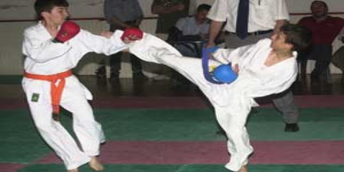 Trabzon'daki Karate Turnuvası