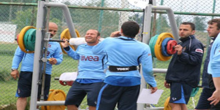 Trabzonspor ağırlık çalıştı