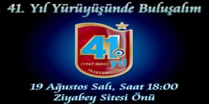 Trabzonspor yürüyor