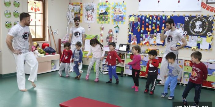 Trabzonlu minikler Capoeira ile tanıştı