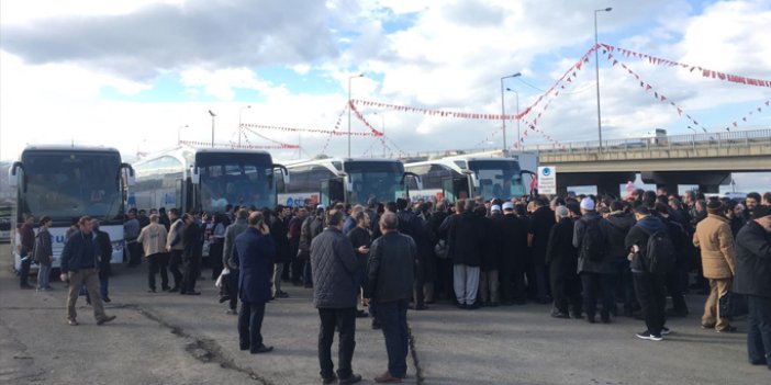 “Halep’e Yol Açın” konvoyu Trabzon’dan yola çıktı