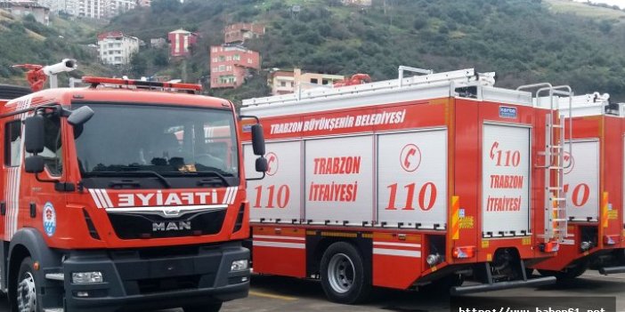 Trabzon'a Arsin, Sürmene ve Düzköy yangınlarından sonra yeni itfaiye araçları alındı