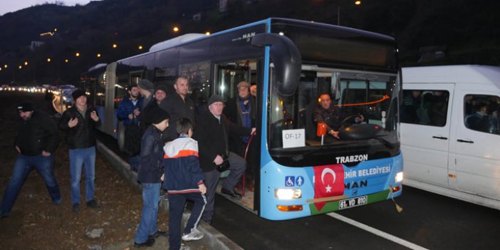 Trabzonspor taraftarı için Akyazı'ya Ring!