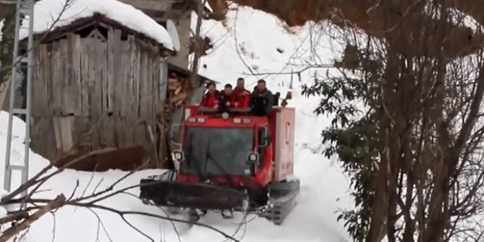 Böbrek ve kalp hastası paletli ambulans ile kurtarıldı