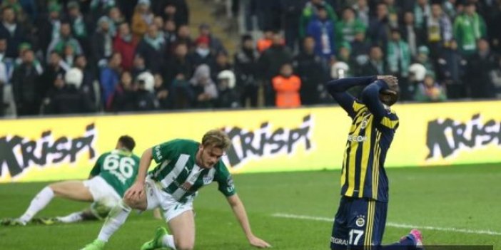 Bursa Fener maçında kazanan yok!