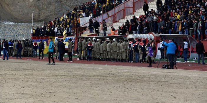 Gümüşhane'de maçta olay çıktı: 19 seyirci yaralandı