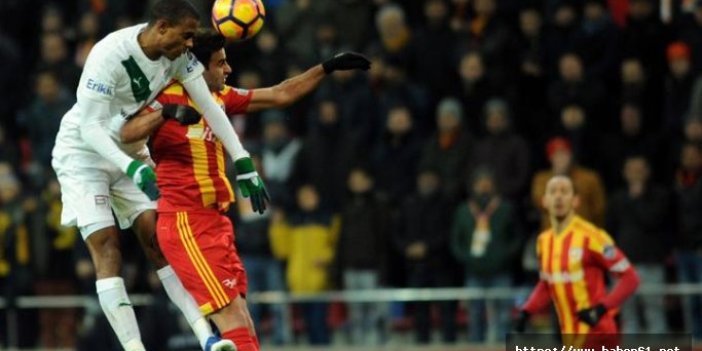 Kayserispor Bursa'yı da yendi