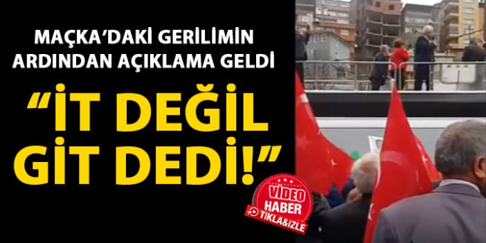 CHP'den açıklama geldi: "İt değil Git" dedi!