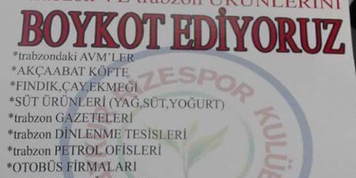 Rizesporlular boykot başlattı! Yaptığınızı beğendiniz mi?