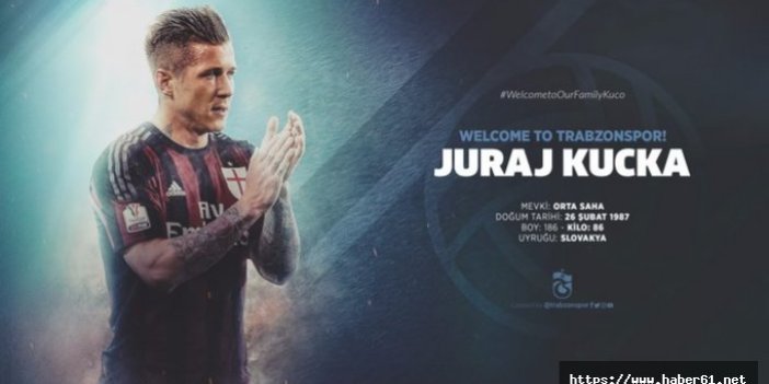 Trabzonspor'dan Kucka'ya özel hoşgeldin klibi