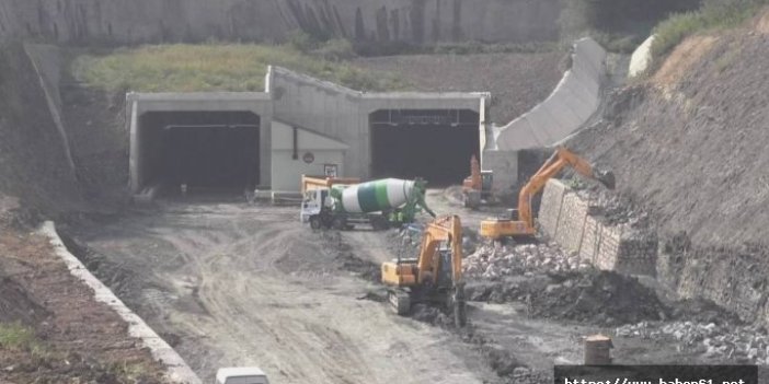 Karadeniz yoluna heyelan engeli... Bir türlü bitirilemiyor