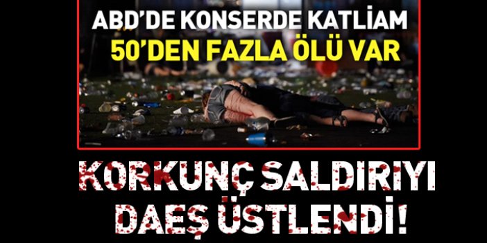 ABD'de konserdeki katliamı DAEŞ üstlendi