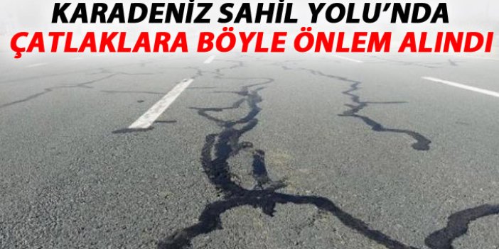 Sahil yoluna ziftli önlem