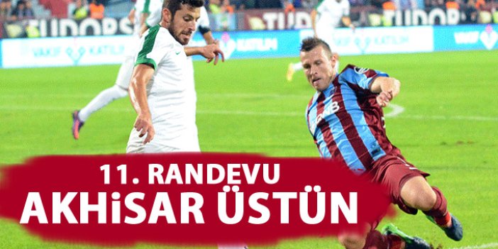 Akhisar ile  Trabzonspor 11'inci kez karşılaşacak