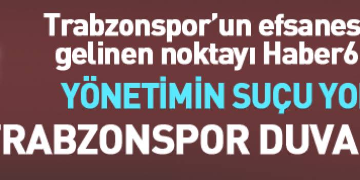 Özkan Sümer: Trabzonspor'da yönetimin suçu yok, çünkü yönetim yok!