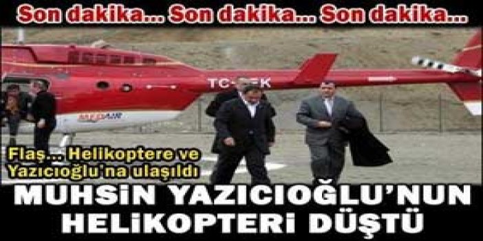 Devlet helikopteri nasıl bulamaz