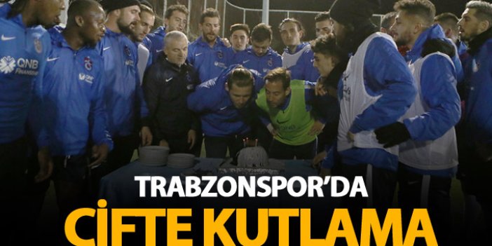 Trabzonspor'da çifte kutlama