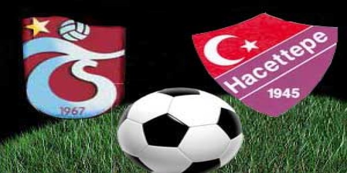 Hacettepe-Trabzon istatistiği