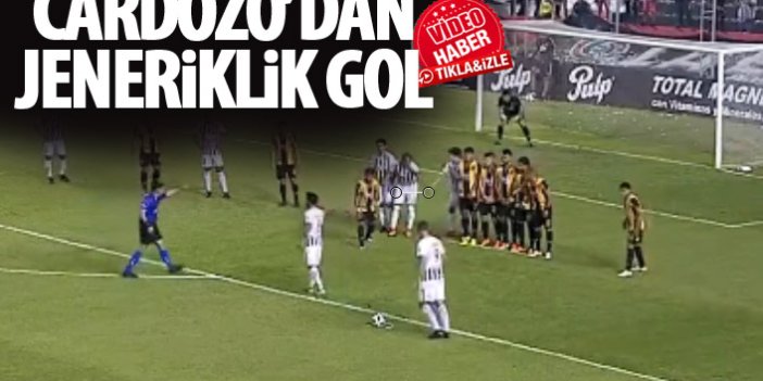 Oscar Cardozo'dan jeneriklik gol!