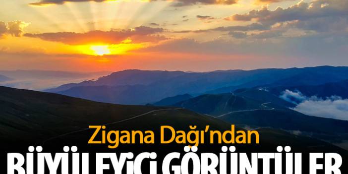 Zigana dağlarından muhteşem görüntüler. 4 Eylül 2019