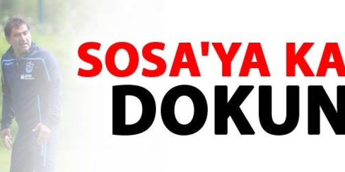 Sosa'ya Ünal Karaman dokunuşu