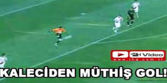 Kaleciden müthiş gol