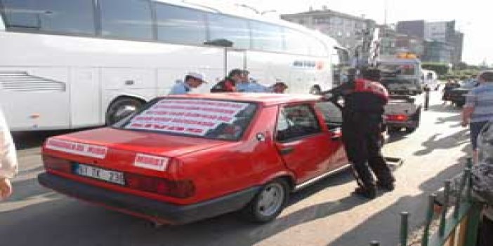 Trabzon'da polise mukavemet