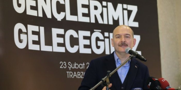 Soylu Trabzon'da gençlerle buluştu