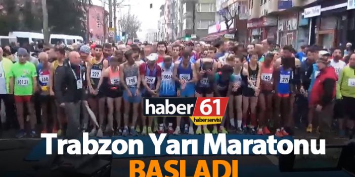 39. Trabzon Yarı Maratonu başladı